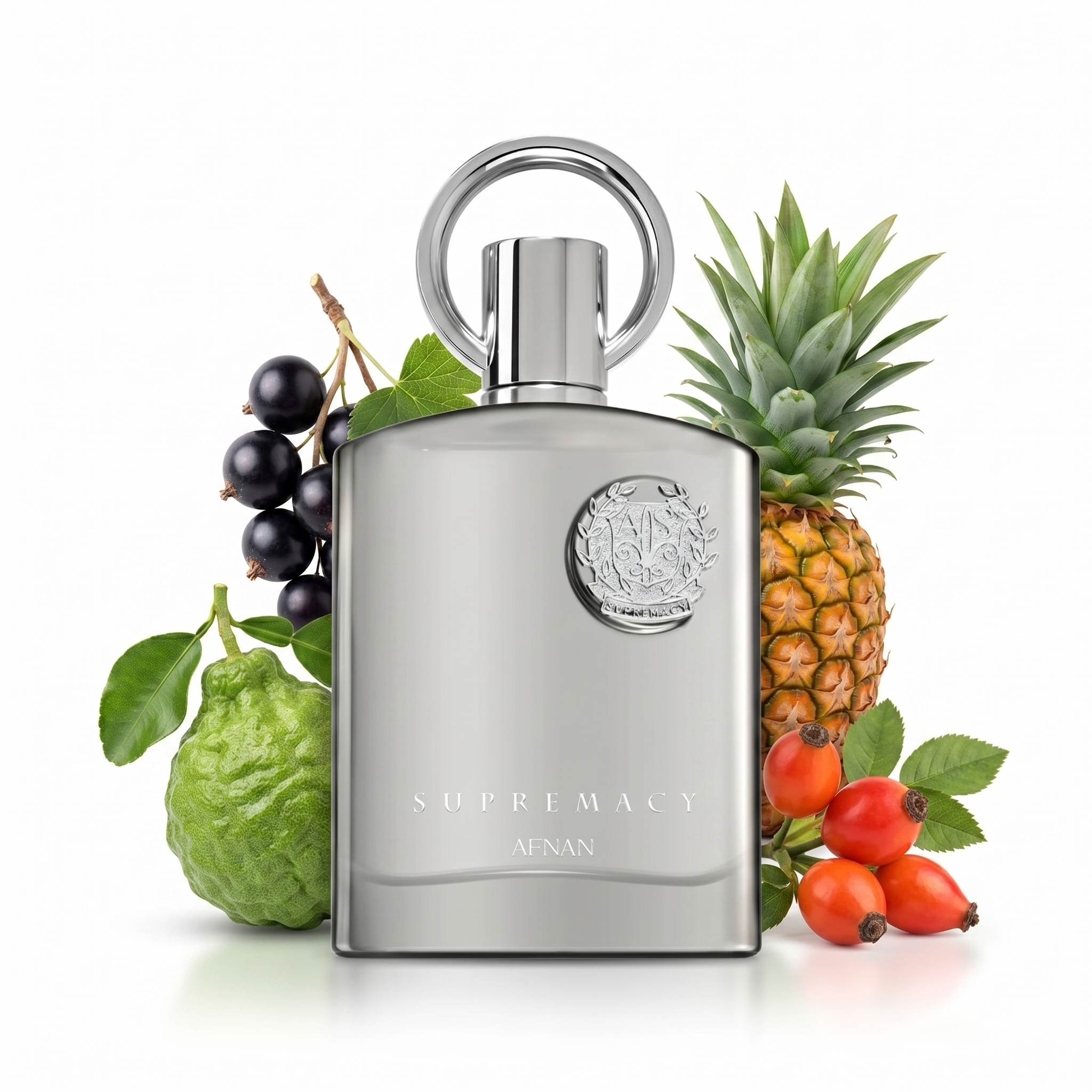 Afnan Supremacy Silver EDP for Men 3.4 oz 100 ml