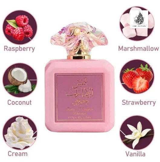Pink Blush Shams Al Emarat Khususi Eau De Parfum for Women 3.4 Fl Oz 100ml