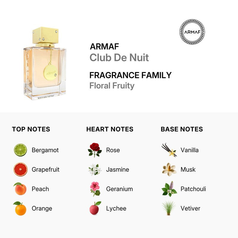 Armaf Club De Nuit EDP 3.6 oz 105 ml | Women 100% Authentic