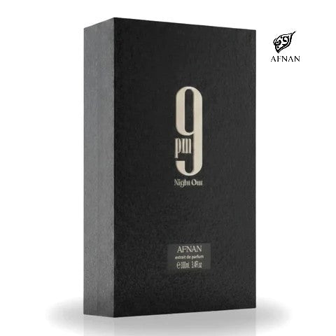 Afnan 9PM Night Out Extrait de Parfum Spray 3.4oz 100ml | Unisex 100% Authentic