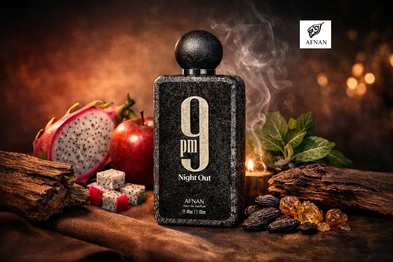 Afnan 9PM Night Out Extrait de Parfum Spray 3.4oz 100ml | Unisex 100% Authentic