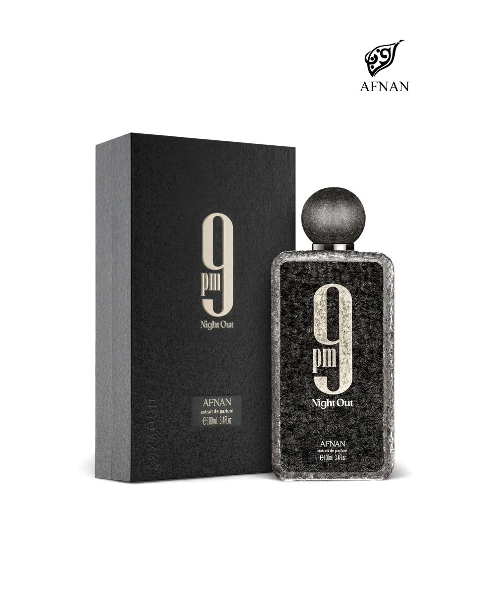 Afnan 9PM Night Out Extrait de Parfum Spray 3.4oz 100ml | Unisex 100% Authentic
