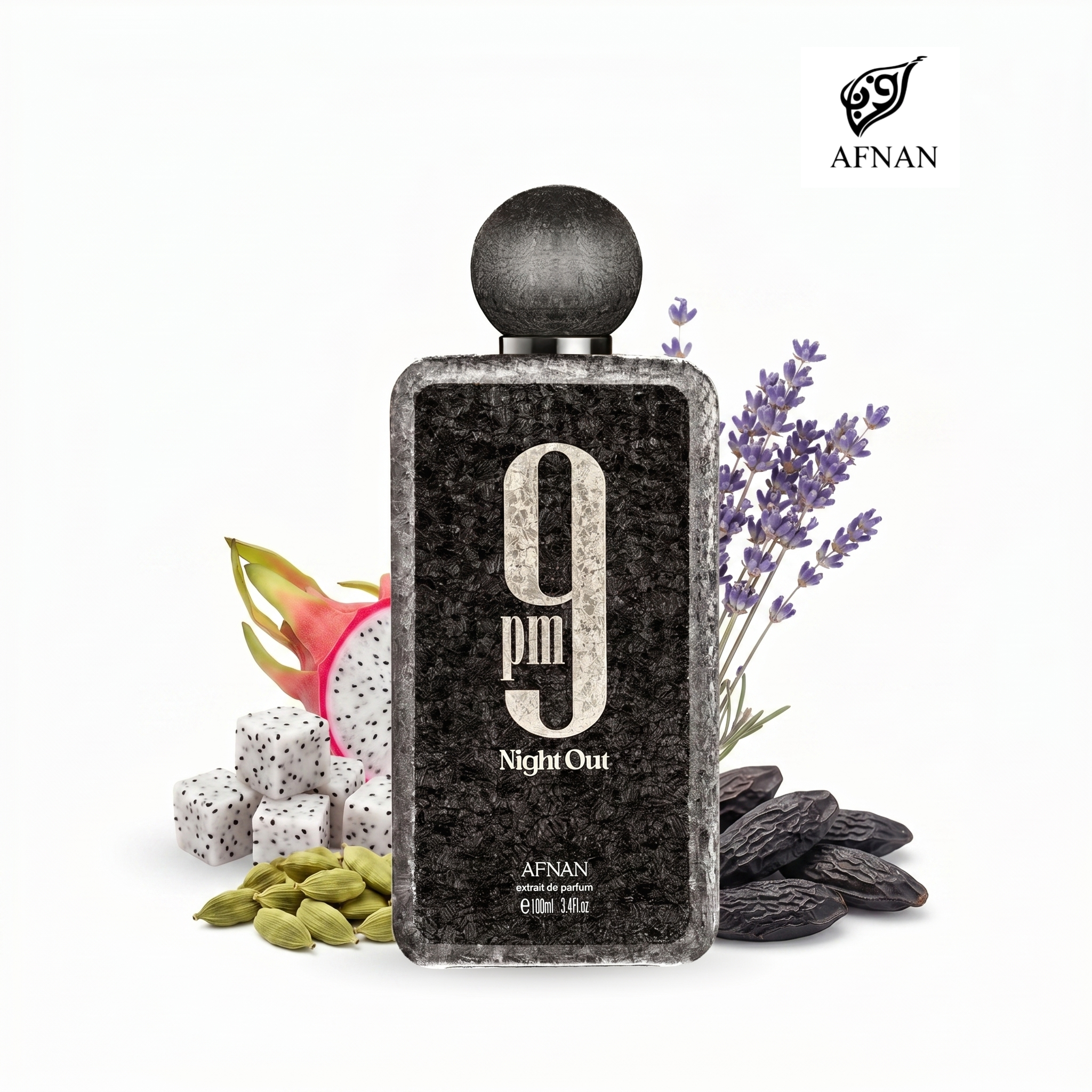 Afnan 9PM Night Out Extrait de Parfum Spray 3.4oz 100ml | Unisex 100% Authentic